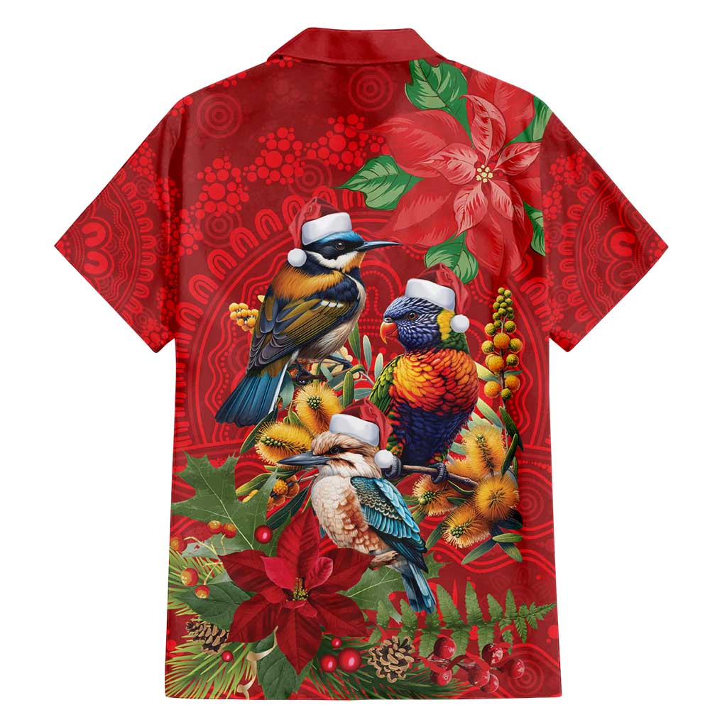 Aussie Native Bird Family Matching Tank Maxi Dress and Hawaiian Shirt Aboriginal Inspired Christmas - Aussie Hoodie