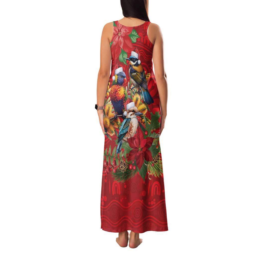 Aussie Native Bird Family Matching Tank Maxi Dress and Hawaiian Shirt Aboriginal Inspired Christmas - Aussie Hoodie