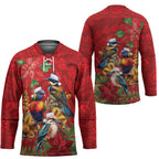Aussie Native Bird Hockey Jersey Aboriginal Inspired Christmas - Aussie Hoodie