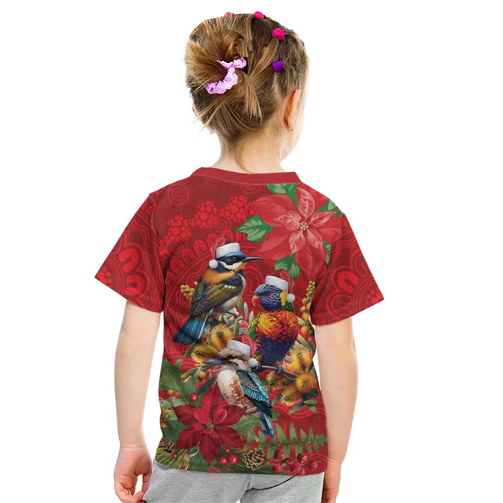 Aussie Native Bird Kid T Shirt Aboriginal Inspired Christmas - Aussie Hoodie