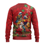 Aussie Native Bird Ugly Christmas Sweater Aboriginal Inspired Christmas - Aussie Hoodie
