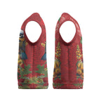 Aussie Native Bird Christmas Knitted V-Neck Vest Aboriginal Inspired Christmas - Aussie Hoodie