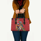 Aussie Native Bird Leather Bag Aboriginal Inspired Christmas - Aussie Hoodie