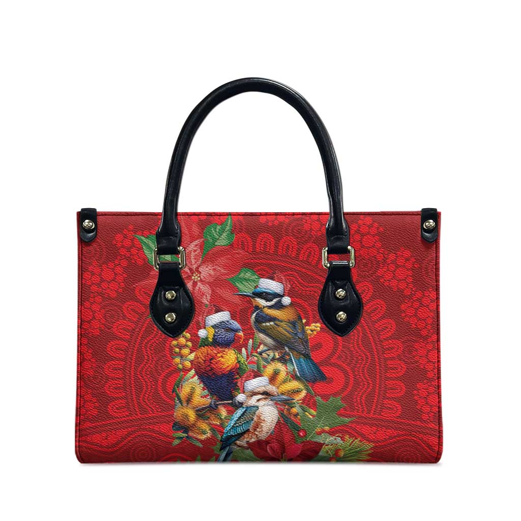 Aussie Native Bird Leather Bag Aboriginal Inspired Christmas - Aussie Hoodie