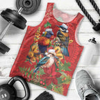 Aussie Native Bird Men Tank Top Aboriginal Inspired Christmas - Aussie Hoodie