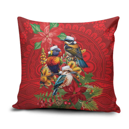 Aussie Native Bird Pillow Cover Aboriginal Inspired Christmas - Aussie Hoodie