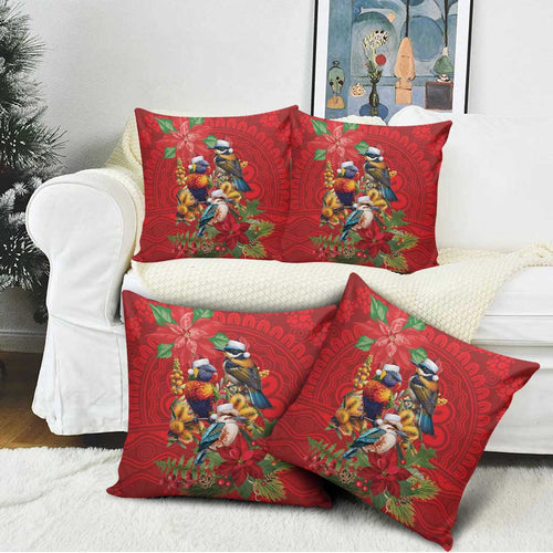 Aussie Native Bird Pillow Cover Aboriginal Inspired Christmas - Aussie Hoodie