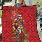 Aussie Native Bird Quilt Aboriginal Inspired Christmas - Aussie Hoodie