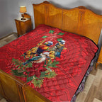 Aussie Native Bird Quilt Aboriginal Inspired Christmas - Aussie Hoodie