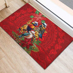Aussie Native Bird Rubber Doormat Aboriginal Inspired Christmas - Aussie Hoodie