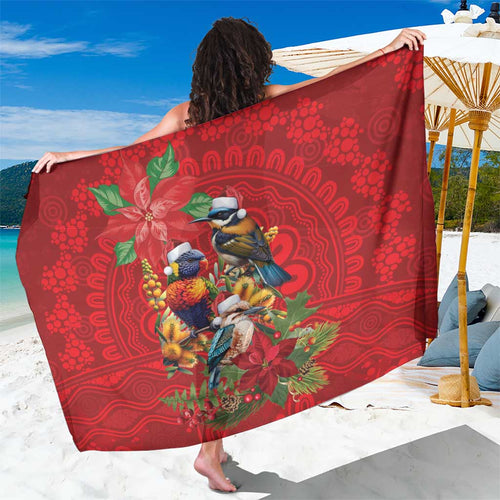 Aussie Native Bird Sarong Aboriginal Inspired Christmas - Aussie Hoodie