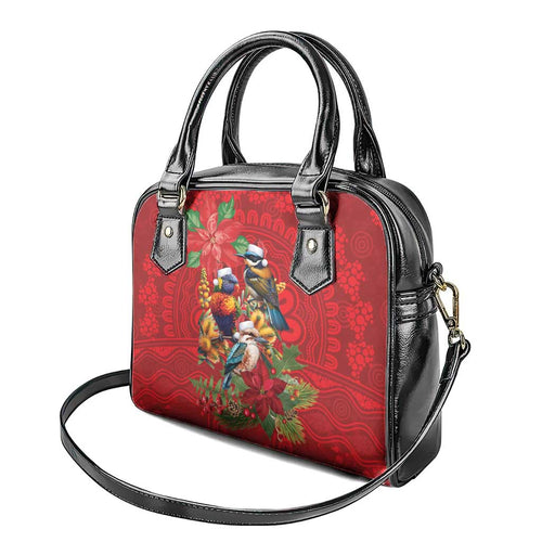 Aussie Native Bird Shoulder Handbag Aboriginal Inspired Christmas - Aussie Hoodie