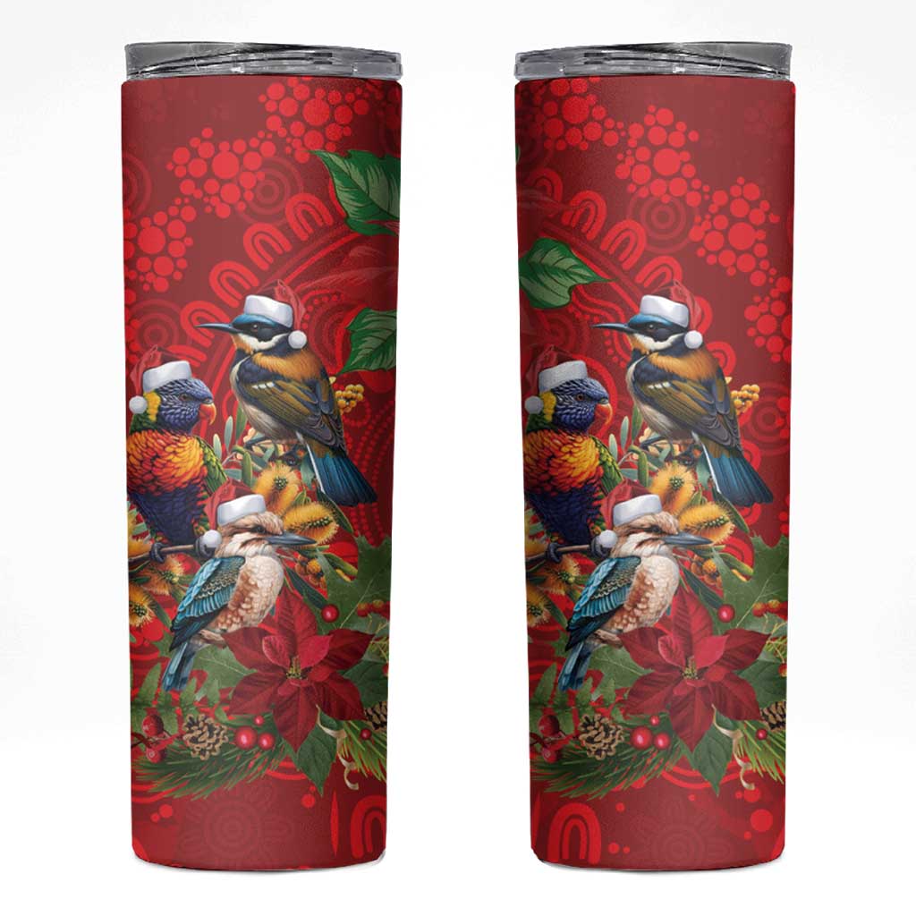 Aussie Native Bird Skinny Tumbler Aboriginal Inspired Christmas - Aussie Hoodie