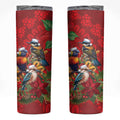 Aussie Native Bird Skinny Tumbler Aboriginal Inspired Christmas - Aussie Hoodie