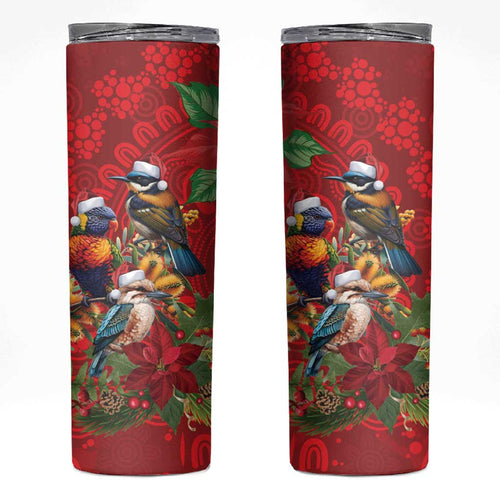 Aussie Native Bird Skinny Tumbler Aboriginal Inspired Christmas - Aussie Hoodie
