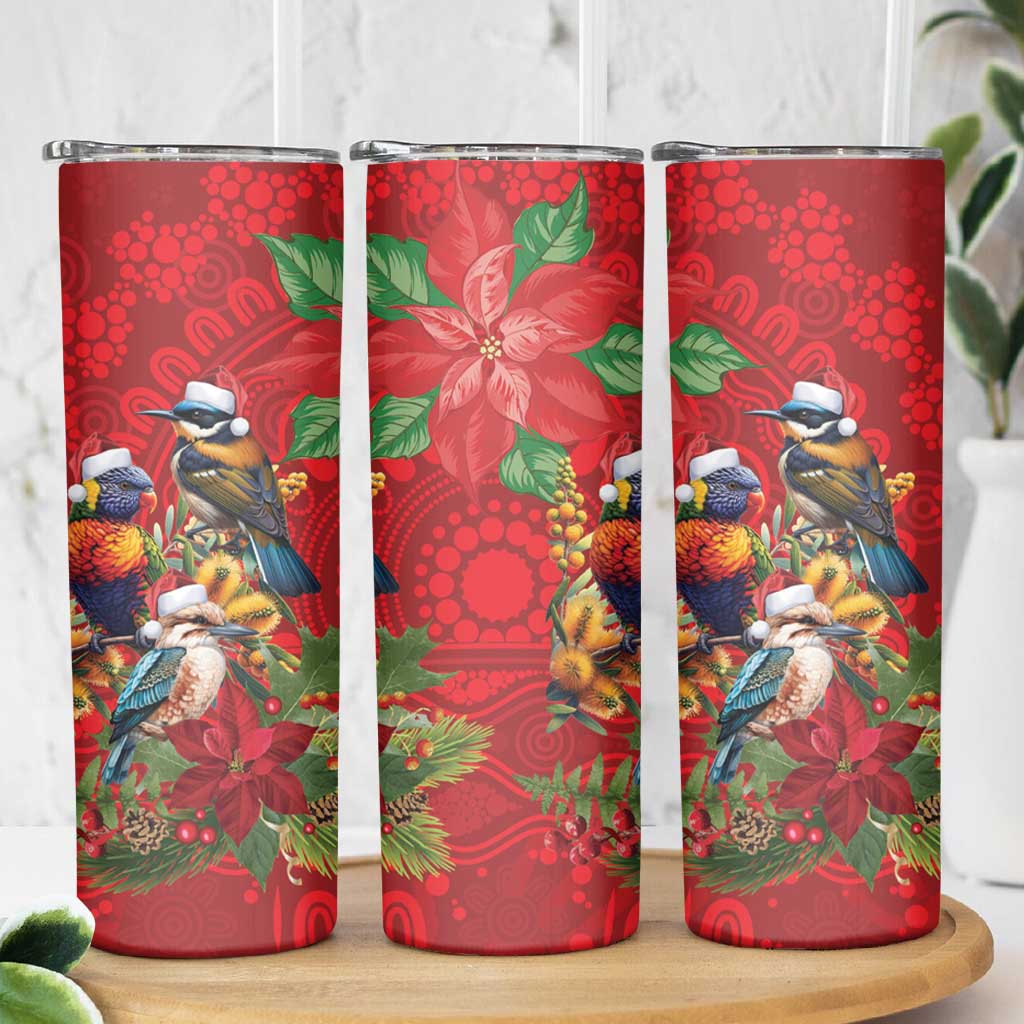 Aussie Native Bird Skinny Tumbler Aboriginal Inspired Christmas - Aussie Hoodie