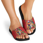 Aussie Native Bird Slide Sandals Aboriginal Inspired Christmas - Aussie Hoodie