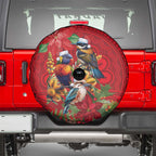 Aussie Native Bird Spare Tire Cover Aboriginal Inspired Christmas - Aussie Hoodie