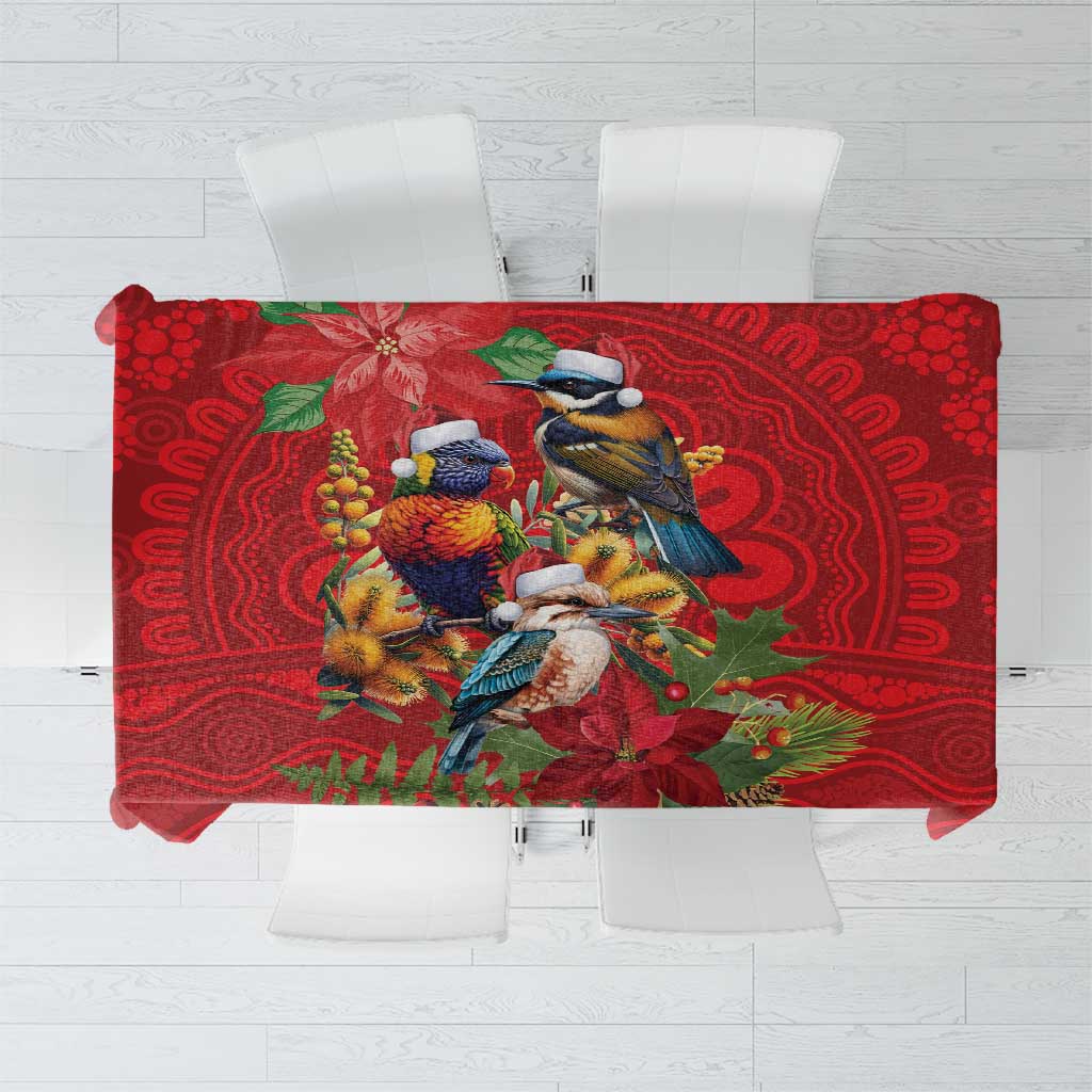 Aussie Native Bird Tablecloth Aboriginal Inspired Christmas - Aussie Hoodie