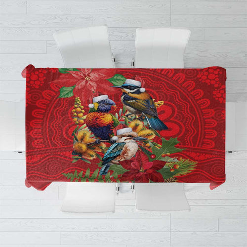 Aussie Native Bird Tablecloth Aboriginal Inspired Christmas - Aussie Hoodie