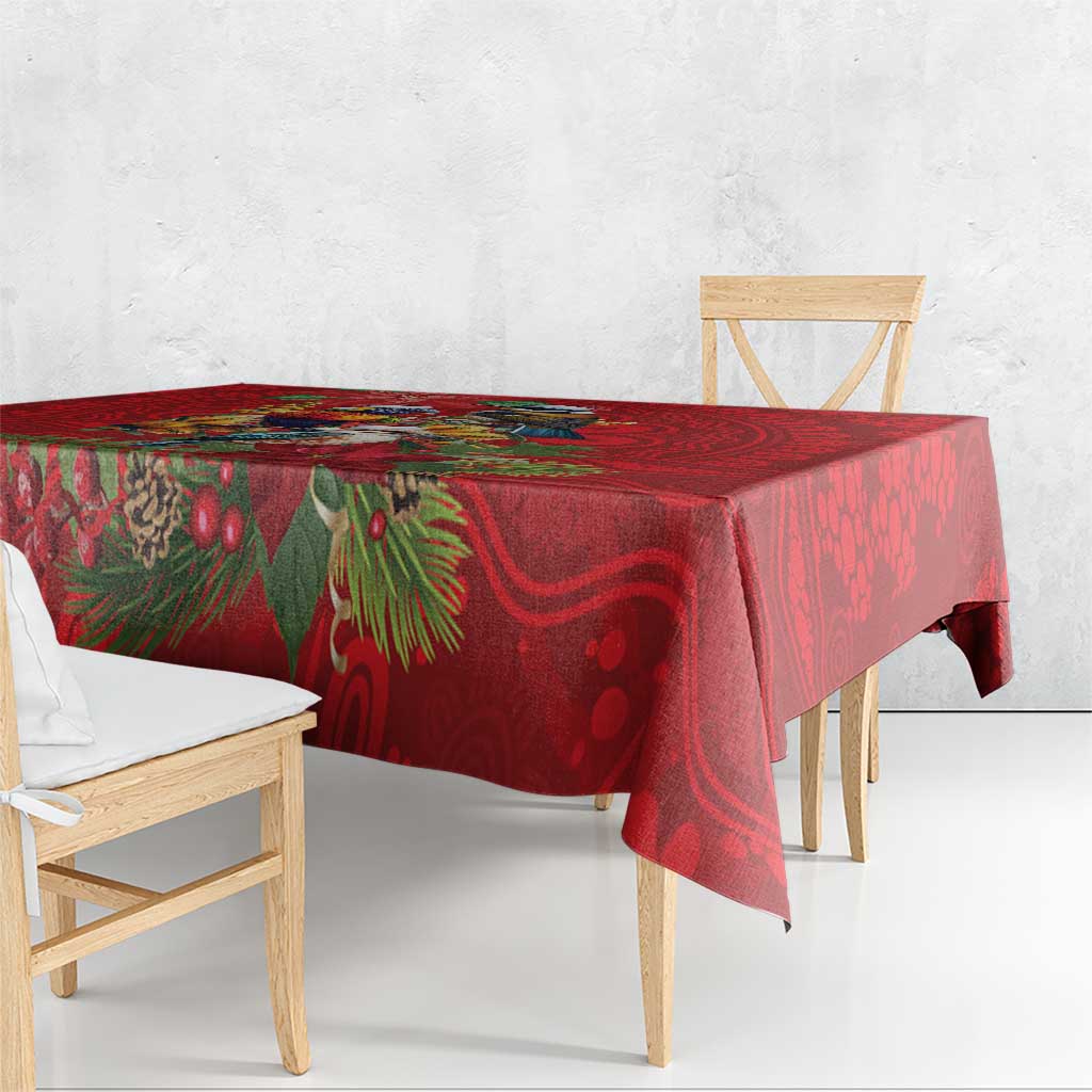 Aussie Native Bird Tablecloth Aboriginal Inspired Christmas - Aussie Hoodie