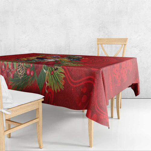 Aussie Native Bird Tablecloth Aboriginal Inspired Christmas - Aussie Hoodie