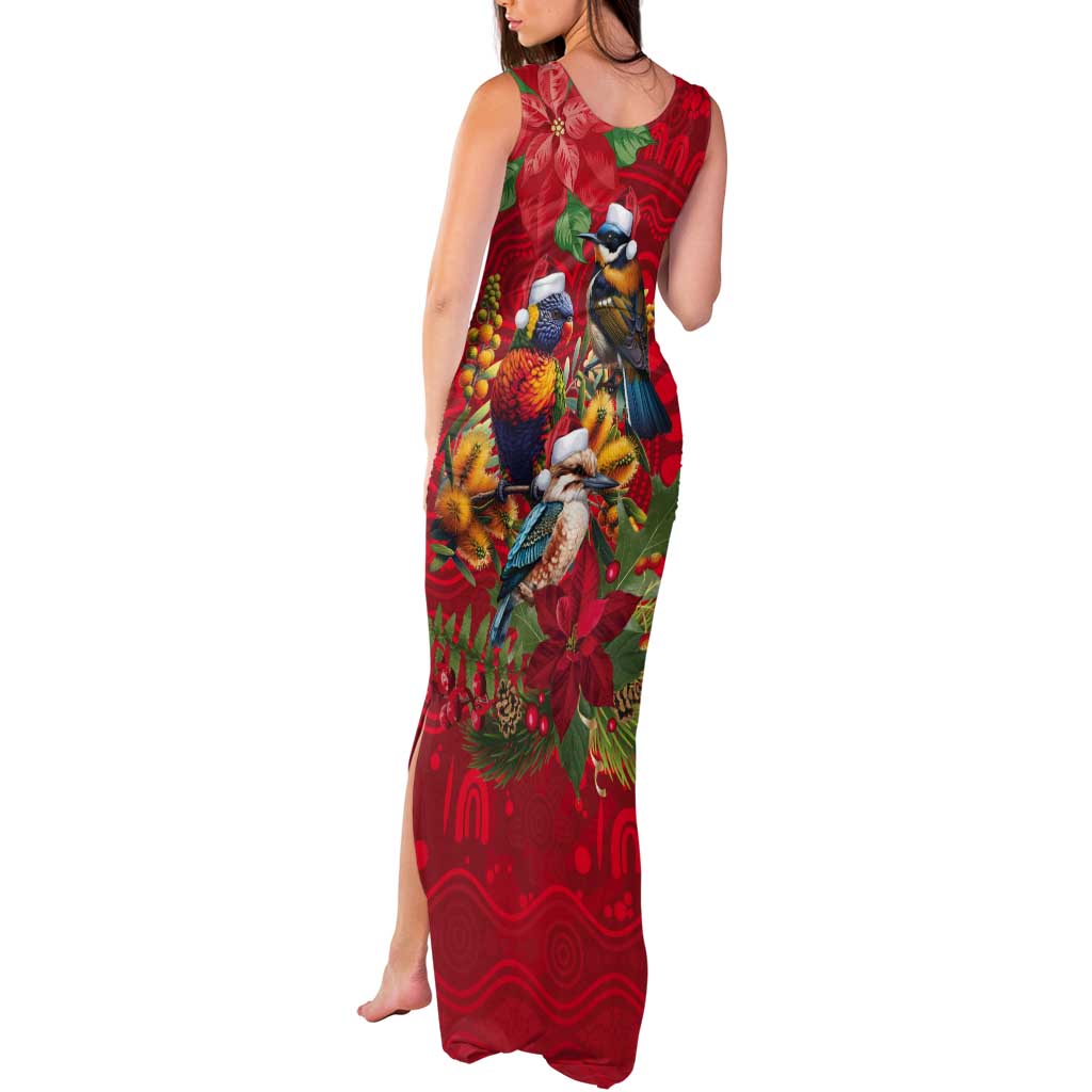 Aussie Native Bird Tank Maxi Dress Aboriginal Inspired Christmas - Aussie Hoodie