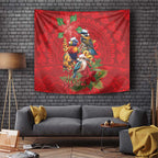 Aussie Native Bird Tapestry Aboriginal Inspired Christmas - Aussie Hoodie