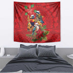 Aussie Native Bird Tapestry Aboriginal Inspired Christmas - Aussie Hoodie