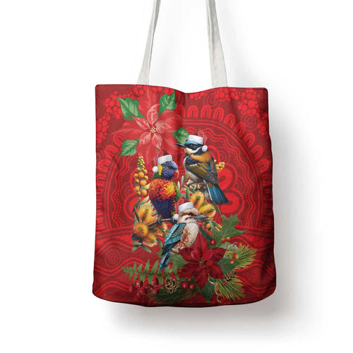 Aussie Native Bird Tote Bag Aboriginal Inspired Christmas - Aussie Hoodie