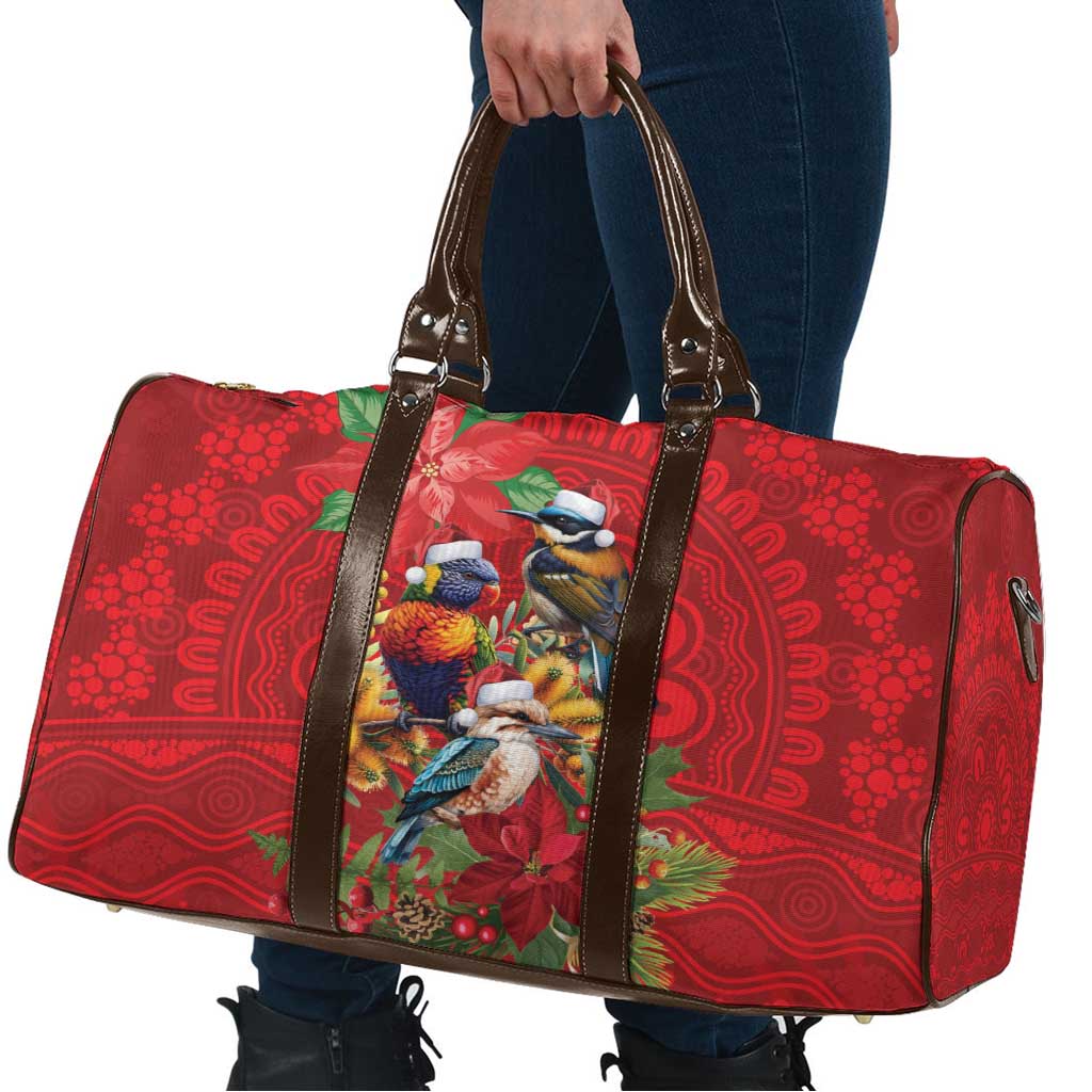 Aussie Native Bird Travel Bag Aboriginal Inspired Christmas - Aussie Hoodie