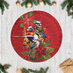 Aussie Native Bird Tree Skirt Aboriginal Inspired Christmas - Aussie Hoodie