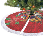 Aussie Native Bird Tree Skirt Aboriginal Inspired Christmas - Aussie Hoodie