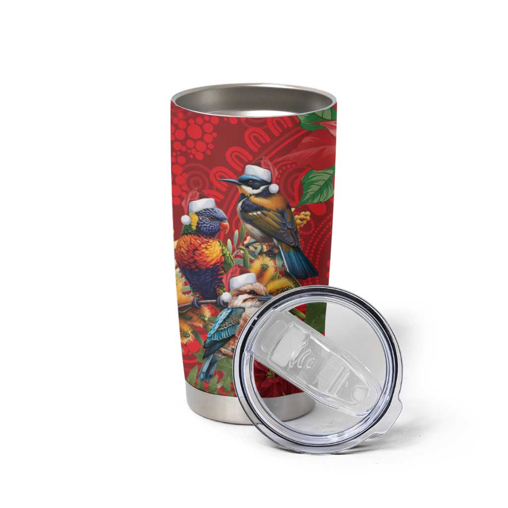 Aussie Native Bird Tumbler Cup Aboriginal Inspired Christmas - Aussie Hoodie