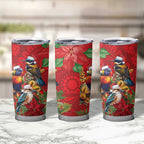 Aussie Native Bird Tumbler Cup Aboriginal Inspired Christmas - Aussie Hoodie