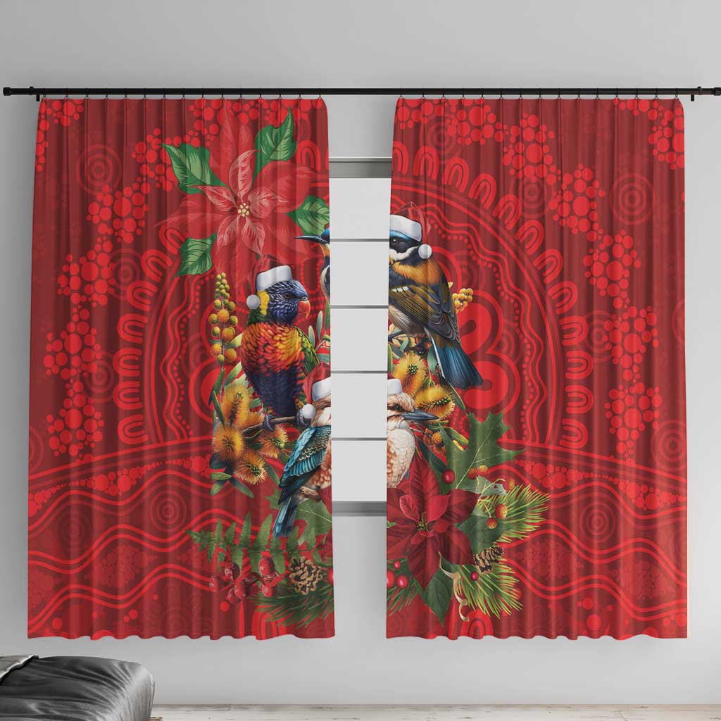 Aussie Native Bird Window Curtain Aboriginal Inspired Christmas - Aussie Hoodie
