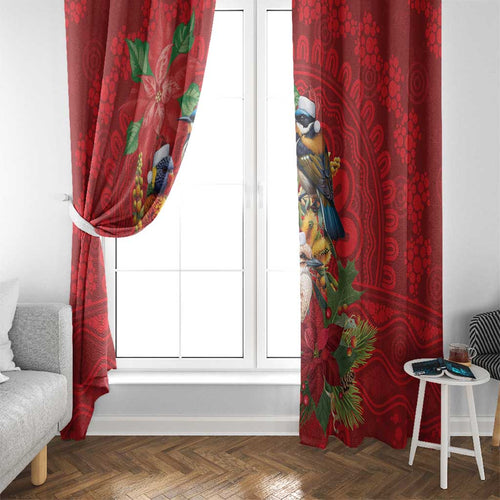 Aussie Native Bird Window Curtain Aboriginal Inspired Christmas - Aussie Hoodie