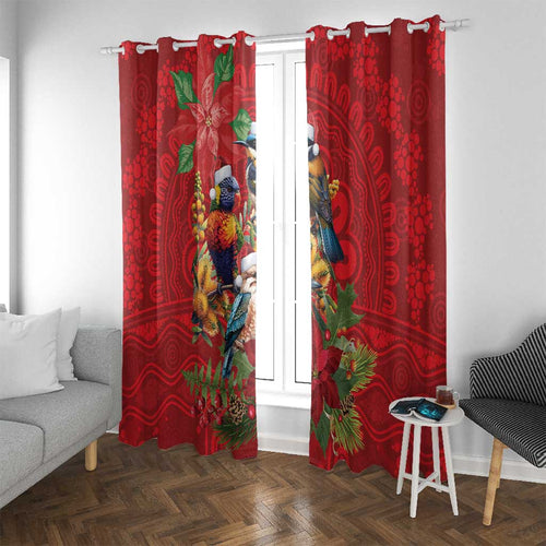 Aussie Native Bird Window Curtain Aboriginal Inspired Christmas - Aussie Hoodie