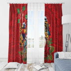 Aussie Native Bird Window Curtain Aboriginal Inspired Christmas - Aussie Hoodie