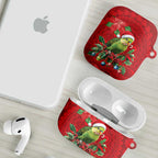 Aussie Green Budgerigar AirPods Case Aboriginal Inspired Christmas - Aussie Hoodie