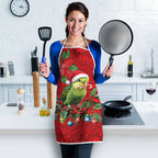 Aussie Green Budgerigar Apron Aboriginal Inspired Christmas - Aussie Hoodie