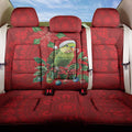 Aussie Green Budgerigar Back Car Seat Cover Aboriginal Inspired Christmas - Aussie Hoodie