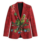 Aussie Green Budgerigar Blazer Aboriginal Inspired Christmas - Aussie Hoodie