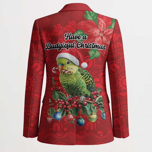 Aussie Green Budgerigar Blazer Aboriginal Inspired Christmas - Aussie Hoodie
