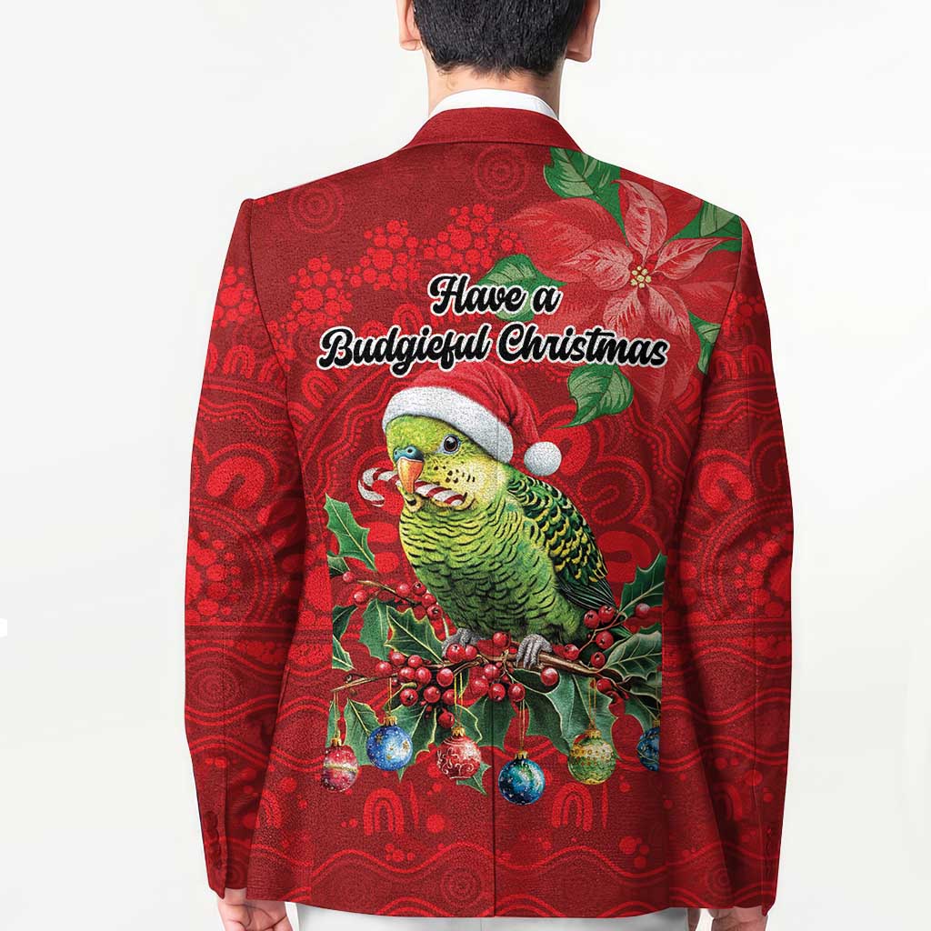Aussie Green Budgerigar Blazer Aboriginal Inspired Christmas - Aussie Hoodie