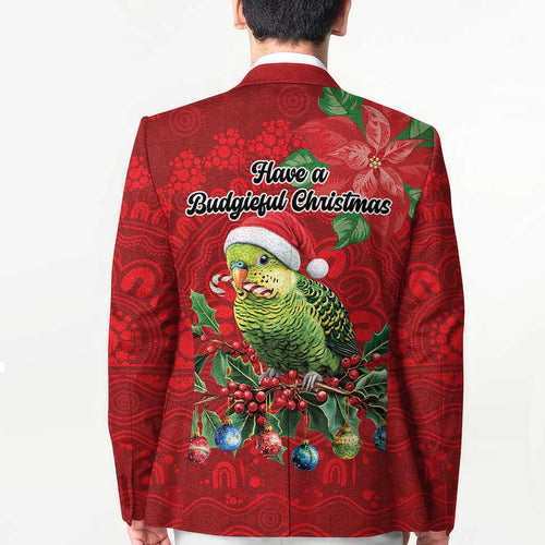 Aussie Green Budgerigar Blazer Aboriginal Inspired Christmas - Aussie Hoodie