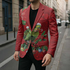Aussie Green Budgerigar Blazer Aboriginal Inspired Christmas - Aussie Hoodie