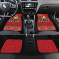 Aussie Green Budgerigar Car Mats Aboriginal Inspired Christmas - Aussie Hoodie