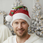 Aussie Green Budgerigar Christmas Santa Hat Aboriginal Inspired Christmas - Aussie Hoodie