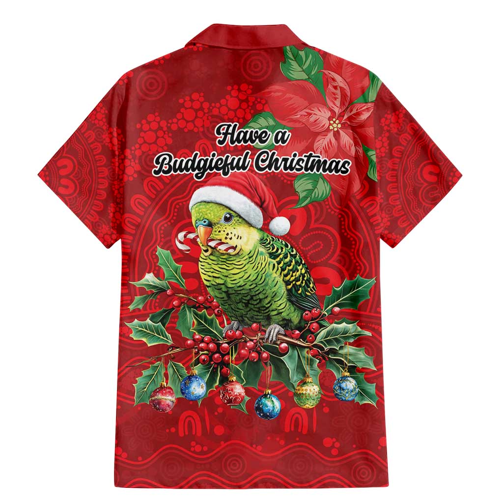 Aussie Green Budgerigar Family Matching Mermaid Dress and Hawaiian Shirt Aboriginal Inspired Christmas - Aussie Hoodie